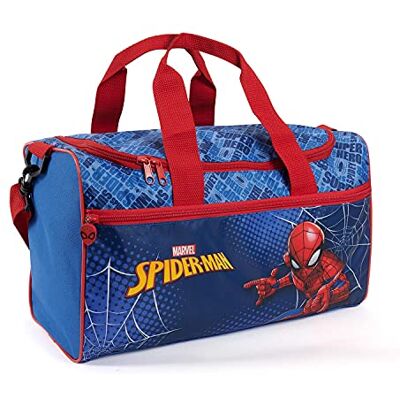 PERLETTI Bolsa de Desporto Infantil Spiderman com Bandoleira Mochila de Ginásio para Crianças Marvel Spider Man Azul e Vermelho Saco Desportivo para Crianças com Homem-Aranha para Viagens e Tempo PERLETTI Bolsa de Desporto Infantil Spiderman com Bandoleira Mochila de Ginásio para Crianças Marvel Spider Man Azul e Vermelho Saco Desportivo para Crianças com Homem-Aranha para Viagens e Tempo