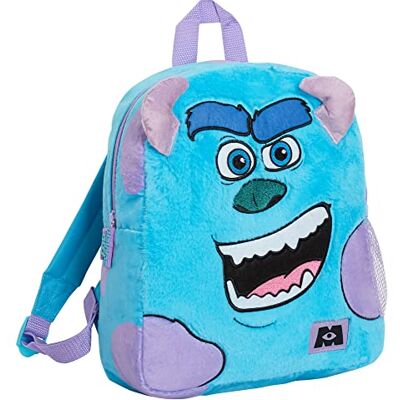 Disney Sulley Mochila escolar para crianças, design de Monsters Inc Sullivan, mala de viagem 3D, almofada Disney Sulley Mochila escolar para crianças, design de Monsters Inc Sullivan, mala de viagem 3D, almofada