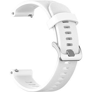 Pulseira de silicone branca INF para Garmin Forerunner 245 Pulseira de silicone branca INF para Garmin Forerunner 245