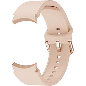 SYSTEM-S Pulseira flexível de silicone 20 mm para Samsung Galaxy Watch 4 Smartwatch rosa SYSTEM-S Pulseira flexível de silicone 20 mm para Samsung Galaxy Watch 4 Smartwatch rosa