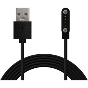 OcioDual Cabo USB Carregador para Relógio Inteligente Modelo Universal 4 Pinos 7,8 mm Base Magnética Vários modelos de smartwatches. Preto OcioDual Cabo USB Carregador para Relógio Inteligente Modelo Universal 4 Pinos 7,8 mm Base Magnética Vários modelos de smartwatches. Preto