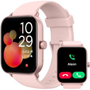 TOOBUR Relógio inteligente mulher com Alexa, 1,8" smartwatch desportivo com 100 desportos, receber e atender chamadas, podómetro e pulsómetro, IP68 impermeável nadar, compatível com Android iOS TOOBUR Relógio inteligente mulher com Alexa, 1,8" smartwatch desportivo com 100 desportos, receber e atender chamadas, podómetro e pulsómetro, IP68 impermeável nadar, compatível com Android iOS