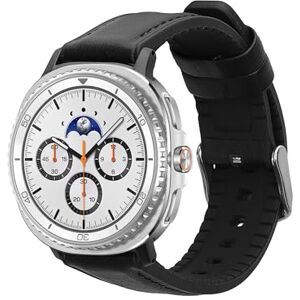 kwmobile Pulseira compatível com Samsung Galaxy Watch 8 Galaxy/Galaxy Watch 8 Classic 46 mm bracelete 1 x correias de couro genuíno tamanho ajustável, Preto, Clássico kwmobile Pulseira compatível com Samsung Galaxy Watch 8 Galaxy/Galaxy Watch 8 Classic 46 mm bracelete 1 x correias de couro genuíno tamanho ajustável, Preto, Clássico
