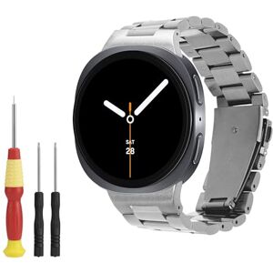 kwmobile Pulseira compatível com Samsung Galaxy Watch 8 Galaxy/Galaxy Watch 8 Classic 46 mm bracelete pulseira de metal para relógio inteligente prata kwmobile Pulseira compatível com Samsung Galaxy Watch 8 Galaxy/Galaxy Watch 8 Classic 46 mm bracelete pulseira de metal para relógio inteligente prata