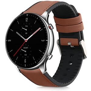 kwmobile Pulsera compatível com Huami Amazfit GTR (47mm) / GTR 2 Bracelete 1x Braceletes de couro genuíno Tamanho ajustável Preto kwmobile Pulsera compatível com Huami Amazfit GTR (47mm) / GTR 2 Bracelete 1x Braceletes de couro genuíno Tamanho ajustável Preto