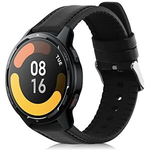 kwmobile Pulseira compatível com Xiaomi Watch S4 / S4 Sport / S3 / S2 / Watch S1 Active/Watch 5 Active bracelete 1 x correias de couro genuíno tamanho ajustável preto kwmobile Pulseira compatível com Xiaomi Watch S4 / S4 Sport / S3 / S2 / Watch S1 Active/Watch 5 Active bracelete 1 x correias de couro genuíno tamanho ajustável preto