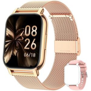 Popglory Relógio Inteligente Mulher, Chamadas/Pressão Arterial/100+ Desportos Smartwatch Mulher, Frequência Respiratória Frequência Cardíaca Oxigénio no Sangue Sono, Relógio Android iOS Popglory Relógio Inteligente Mulher, Chamadas/Pressão Arterial/100+ Desportos Smartwatch Mulher, Frequência Respiratória Frequência Cardíaca Oxigénio no Sangue Sono, Relógio Android iOS