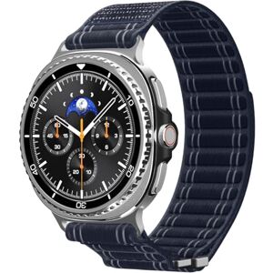 Spigen Correia básica de tecido com fecho de velcro compatível com Samsung Galaxy Watch 8 40 mm/44 mm, Galaxy Watch 8 Classic 46 mm (2025), Azul Marinho, Moderno Spigen Correia básica de tecido com fecho de velcro compatível com Samsung Galaxy Watch 8 40 mm/44 mm, Galaxy Watch 8 Classic 46 mm (2025), Azul Marinho, Moderno