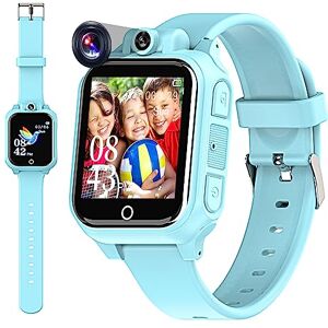 Umblue Relógio inteligente para crianças, presentes para crianças de 3 a 12 anos, Smartwatch com câmara giratória de 90° e ecrã tátil Umblue Relógio inteligente para crianças, presentes para crianças de 3 a 12 anos, Smartwatch com câmara giratória de 90° e ecrã tátil