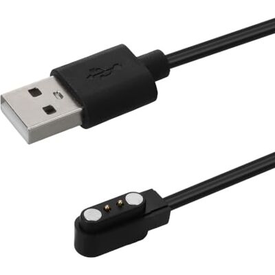 kwmobile Cabo de carregamento compatível com Mibro Watch T2 / A2 / Watch C3 / GS Pro cabo Conector USB com base de conexão para smartwatch 100 kwmobile Cabo de carregamento compatível com Mibro Watch T2 / A2 / Watch C3 / GS Pro cabo Conector USB com base de conexão para smartwatch 100