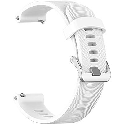 Pulseira de silicone branca INF para Garmin Forerunner 245 Pulseira de silicone branca INF para Garmin Forerunner 245
