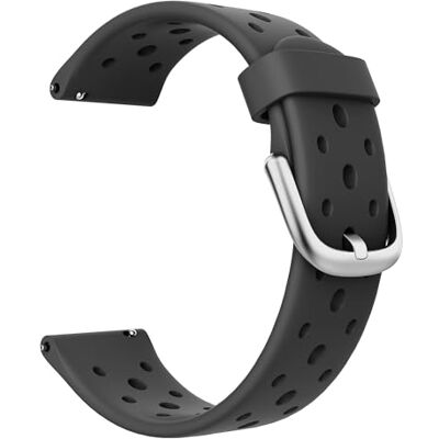 BIGGERFIVE Pulseira de substituição de silicone para relógio inteligente, pulseiras de substituição para BW01, 22 mm, 22 mm, moderno BIGGERFIVE Pulseira de substituição de silicone para relógio inteligente, pulseiras de substituição para BW01, 22 mm, 22 mm, moderno