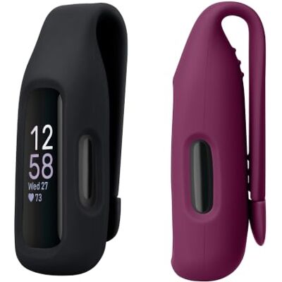 kwmobile 2X capas compatíveis com Fitbit Inspire 3 / Inspire 2 / Ace 3 Case para smartwatch de silicone preto/vermelho escuro kwmobile 2X capas compatíveis com Fitbit Inspire 3 / Inspire 2 / Ace 3 Case para smartwatch de silicone preto/vermelho escuro