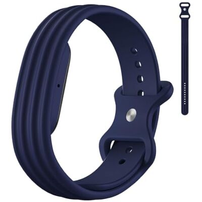 Astorgos Correia desportiva de substituição compatível com Fitbit Air Tira desportiva para Google Fitbit Air, correia de silicone suave, fecho ajustável, para homem e mulher Astorgos Correia desportiva de substituição compatível com Fitbit Air Tira desportiva para Google Fitbit Air, correia de silicone suave, fecho ajustável, para homem e mulher
