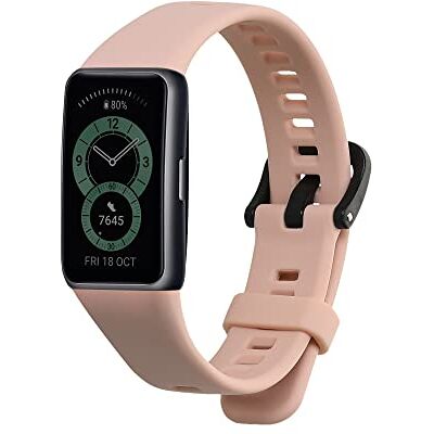 kwmobile Pulseira compatível com Huawei Band 6 bracelete 1 x correias de silicone flexíveis tamanho ajustável rosa pálido kwmobile Pulseira compatível com Huawei Band 6 bracelete 1 x correias de silicone flexíveis tamanho ajustável rosa pálido