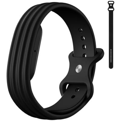 Astorgos Correia desportiva de substituição compatível com Fitbit Air Tira desportiva para Google Fitbit Air, correia de silicone suave, fecho ajustável, para homem e mulher Astorgos Correia desportiva de substituição compatível com Fitbit Air Tira desportiva para Google Fitbit Air, correia de silicone suave, fecho ajustável, para homem e mulher