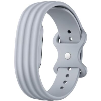 QJONSIU Correia compatível com o Google Fitbit Air, respirável correia de silicone macia Strap agradável à pele QJONSIU Correia compatível com o Google Fitbit Air, respirável correia de silicone macia Strap agradável à pele