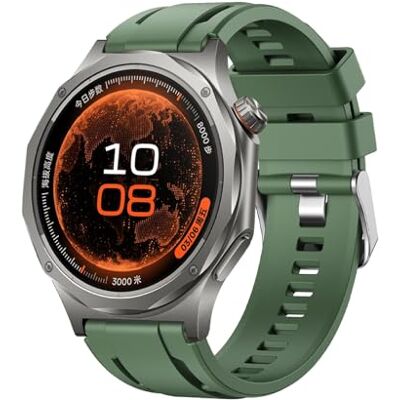 QJONSIU Correia compatível com Oneplus Watch 4 47 mm, respirável correia de silicone suave Strap agradável à pele preto QJONSIU Correia compatível com Oneplus Watch 4 47 mm, respirável correia de silicone suave Strap agradável à pele preto