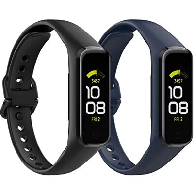 MoKo Correas Compatible con Samsung Galaxy Fit 2, Pulsera Deportiva de Repuesto de TPE Suave para Mujeres Hombres MoKo Correas Compatible con Samsung Galaxy Fit 2, Pulsera Deportiva de Repuesto de TPE Suave para Mujeres Hombres
