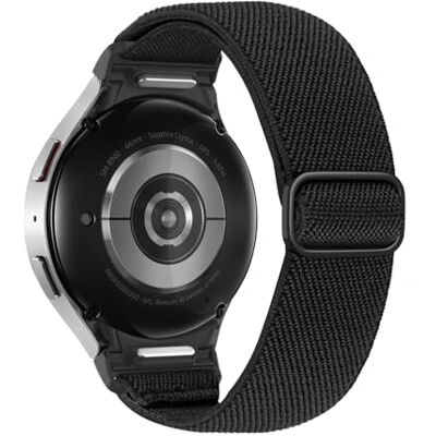 MoKo Correia de nylon de um clique compatível com Samsung Galaxy Watch 7 6 5 4 FE 40 mm 44 mm/6 4 Classic 43 mm 47 mm 42 mm 46 mm/5 Pro 45 mm, pulseira desportiva elástica ajustável para mulher homem MoKo Correia de nylon de um clique compatível com Samsung Galaxy Watch 7 6 5 4 FE 40 mm 44 mm/6 4 Classic 43 mm 47 mm 42 mm 46 mm/5 Pro 45 mm, pulseira desportiva elástica ajustável para mulher homem