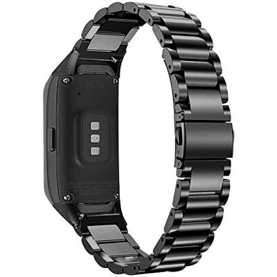 TenCloud Correia de substituição compatível com Samsung Galaxy Fit SM-R370 (aço inoxidável) TenCloud Correia de substituição compatível com Samsung Galaxy Fit SM-R370 (aço inoxidável)