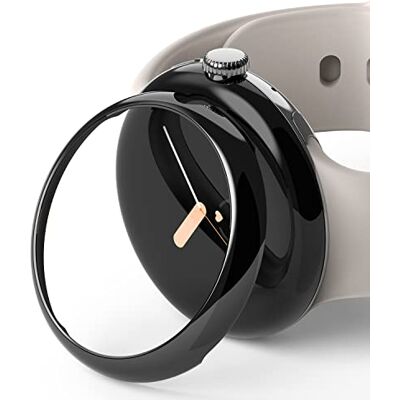 Ringke Bezel Styling Compatível com protetor Google Pixel Watch (2022) capa autocolante de aço inoxidável para relógio de moldura 40-02 (ST) Black Ringke Bezel Styling Compatível com protetor Google Pixel Watch (2022) capa autocolante de aço inoxidável para relógio de moldura 40-02 (ST) Black
