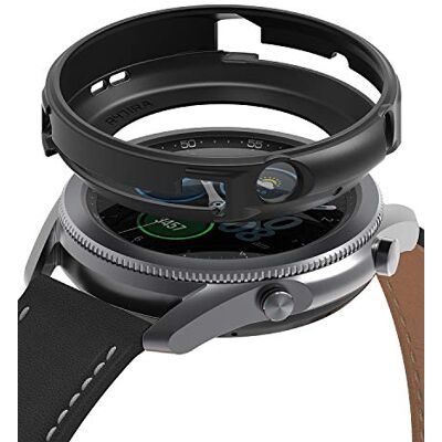 Ringke Air Sports desenhado para capa Samsung Galaxy Watch 3 (45 mm) capa TPU para-choque protetora capa leve fina para Galaxy Watch 3 45 mm (2020) preto (Black) Ringke Air Sports desenhado para capa Samsung Galaxy Watch 3 (45 mm) capa TPU para-choque protetora capa leve fina para Galaxy Watch 3 45 mm (2020) preto (Black)