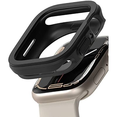 Ringke Air Sports desenhado para capa Apple Watch Series 9, 8, 7 (41 mm), SE 3, 2, 1 (40 mm), capa em TPU suave, flexível, leve e fina para mulheres e homens Black Ringke Air Sports desenhado para capa Apple Watch Series 9, 8, 7 (41 mm), SE 3, 2, 1 (40 mm), capa em TPU suave, flexível, leve e fina para mulheres e homens Black