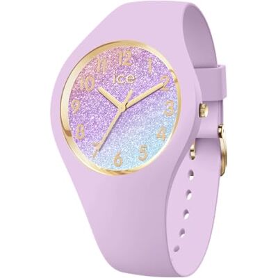 ICE-WATCH ICE glitter Lilac Cosmic Relógio roxo para mulher com correia de polyamide 022570 (Small -) roxo ICE-WATCH ICE glitter Lilac Cosmic Relógio roxo para mulher com correia de polyamide 022570 (Small -) roxo