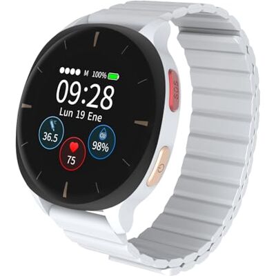 August E2 Relógio Monitor de Saúde 24/7, Rastreador de Sinais Vitais para Frequência Cardíaca, Pressão Arterial, SpO2, Temperatura, Alerta SOS GPS, Detecção de Quedas, Dados IoT, IP67, 10 Dias August E2 Relógio Monitor de Saúde 24/7, Rastreador de Sinais Vitais para Frequência Cardíaca, Pressão Arterial, SpO2, Temperatura, Alerta SOS GPS, Detecção de Quedas, Dados IoT, IP67, 10 Dias
