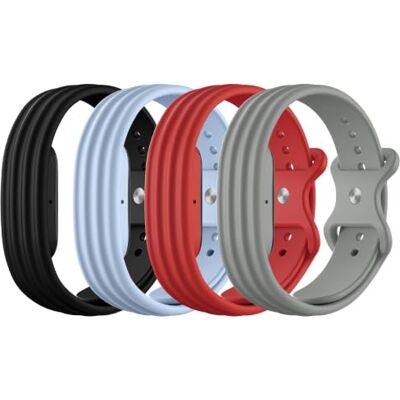 Astorgos Correia desportiva de substituição compatível com Fitbit Air Tira desportiva para Google Fitbit Air, correia de silicone suave, fecho ajustável, para homem e mulher Astorgos Correia desportiva de substituição compatível com Fitbit Air Tira desportiva para Google Fitbit Air, correia de silicone suave, fecho ajustável, para homem e mulher