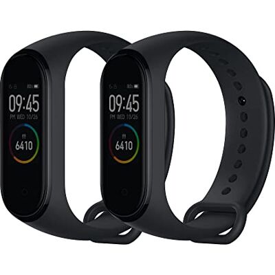 kwmobile Pulseira compatível com Xiaomi Mi Band 4 / Mi Band 3 bracelete 2 correias de silicone flexíveis tamanho ajustável kwmobile Pulseira compatível com Xiaomi Mi Band 4 / Mi Band 3 bracelete 2 correias de silicone flexíveis tamanho ajustável