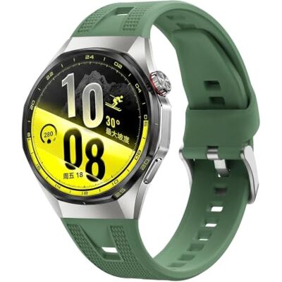 QJONSIU Correia compatível com Huawei Watch GT 7 Pro, respirável correia de silicone suave Strap agradável à pele QJONSIU Correia compatível com Huawei Watch GT 7 Pro, respirável correia de silicone suave Strap agradável à pele