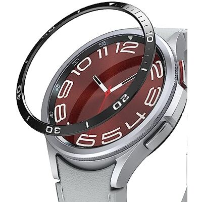 Ringke Bezel Styling compatível com Samsung Galaxy Watch 6 Classic (43 mm) capa autocolante em aço inoxidável para relógio bisel, capa Galaxy Watch 6 Classic 43 mm 43-02 (ST) Black Ringke Bezel Styling compatível com Samsung Galaxy Watch 6 Classic (43 mm) capa autocolante em aço inoxidável para relógio bisel, capa Galaxy Watch 6 Classic 43 mm 43-02 (ST) Black