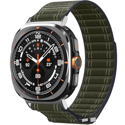 Spigen Bracelete Básico de Tecido com Fecho de Velcro Compatível com Samsung Galaxy Watch Ultra 47mm (2025/2024) Correa deportiva nailon transpirable con velcro para entreno y diario para Galaxy Watch Ultra 2/1 47mm(2026/25/24) Spigen Bracelete Básico de Tecido com Fecho de Velcro Compatível com Samsung Galaxy Watch Ultra 47mm (2025/2024) Correa deportiva nailon transpirable con velcro para entreno y diario para Galaxy Watch Ultra 2/1 47mm(2026/25/24)