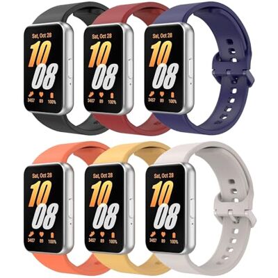 TiMOVO 6 correias desportivas compatíveis com Samsung Galaxy Fit 3 2024 TiMOVO 6 correias desportivas compatíveis com Samsung Galaxy Fit 3 2024