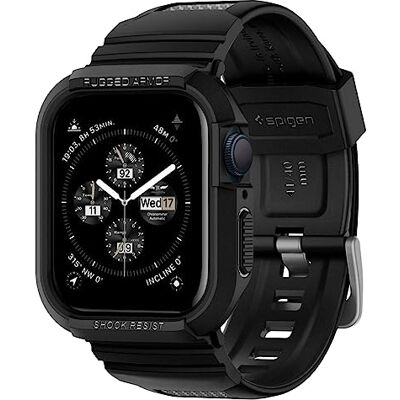 Spigen Capa Rugged Armor Pro com correia para Apple Watch 41/40/38 mm Spigen Capa Rugged Armor Pro com correia para Apple Watch 41/40/38 mm