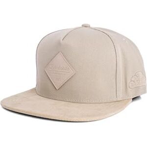Blackskies ® Port Blair Snapback Cap boné de beisebol unissexo camurça sintético viseira bege homem mulher basecap streetwear ao ar livre verão casual Blackskies ® Port Blair Snapback Cap boné de beisebol unissexo camurça sintético viseira bege homem mulher basecap streetwear ao ar livre verão casual