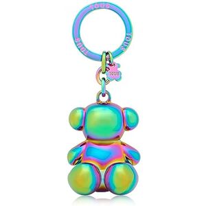 TOUS Porta-chaves urso ridiscente de metal, para mulher, medidas: 5 x 4 x 3,4 cm, coleção Bold Bear TOUS Porta-chaves urso ridiscente de metal, para mulher, medidas: 5 x 4 x 3,4 cm, coleção Bold Bear