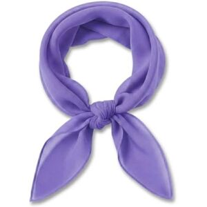 TigerTie Lenço fino de gaze para mulher em cor sólida, tamanho 58 cm x 58 cm, Lilás TigerTie Lenço fino de gaze para mulher em cor sólida, tamanho 58 cm x 58 cm, Lilás