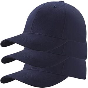 4sold 3 bonés de beisebol para homem e mulher, 100% algodão, boné de beisebol desportivo, casual, liso, estilo polo clássico, tamanho único 4sold 3 bonés de beisebol para homem e mulher, 100% algodão, boné de beisebol desportivo, casual, liso, estilo polo clássico, tamanho único