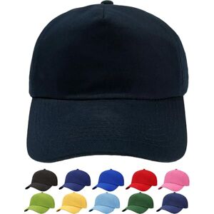 4sold Boné de beisebol para meninos e meninas, Azul Marinho, Tamanho único 4sold Boné de beisebol para meninos e meninas, Azul Marinho, Tamanho único