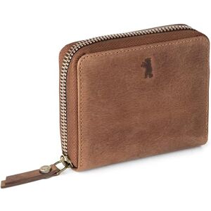 Berliner Bags Carteira Pequena de Pele Genuína para Mulher com Proteção RFID, Design Elegante, Castanho claro, Tamanho único, Vintage Berliner Bags Carteira Pequena de Pele Genuína para Mulher com Proteção RFID, Design Elegante, Castanho claro, Tamanho único, Vintage