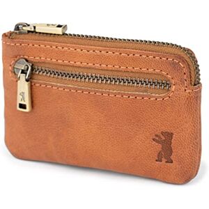 Berliner Bags Julian Porta-moedas Pequeno de Pele Autêntica com Proteção RFID, Fecho de Correr YKK e Porta-chaves Metálico, Ideal para Moedas e Notas, para Homem e Mulher, Castanho, Retro Berliner Bags Julian Porta-moedas Pequeno de Pele Autêntica com Proteção RFID, Fecho de Correr YKK e Porta-chaves Metálico, Ideal para Moedas e Notas, para Homem e Mulher, Castanho, Retro