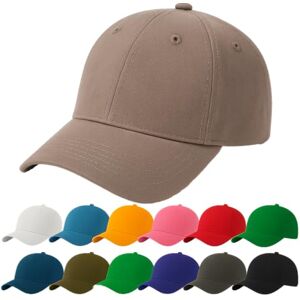 4sold Boné Homem 100% Algodão – Ajustável, Leve, Transpirável para Verão, Esporte e Uso Diário – Estilo Clássico sem Logo, Confortável e Adequado para Exterior, Castanho, Tamanho único 4sold Boné Homem 100% Algodão – Ajustável, Leve, Transpirável para Verão, Esporte e Uso Diário – Estilo Clássico sem Logo, Confortável e Adequado para Exterior, Castanho, Tamanho único