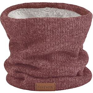 NovForth Cachecol Mulher Homem Inverno Cachecol Tubular Unisex com Dupla Face de Malha e Forro de Pelúcia Aquecedor de Pescoço Engrosado e Elástico para Ciclismo Tempo Frio, Tamanho único NovForth Cachecol Mulher Homem Inverno Cachecol Tubular Unisex com Dupla Face de Malha e Forro de Pelúcia Aquecedor de Pescoço Engrosado e Elástico para Ciclismo Tempo Frio, Tamanho único
