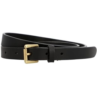 Gusti Leder Gusti Cinto de couro Sarina cinto de couro estreito liso com fivela dourada cinto de anca acessórios mulher 80 90 95 100 105 110 115 cm preto, preto, tamanho único, Preto Gusti Leder Gusti Cinto de couro Sarina cinto de couro estreito liso com fivela dourada cinto de anca acessórios mulher 80 90 95 100 105 110 115 cm preto, preto, tamanho único, Preto
