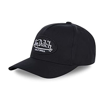 Von Dutch Bonés para homem e mulher, beisebol LOFB, preto L02 Unissexo, adulto 55,5-60 cm, 100% algodão, fecho de trapback, viseira curva, vintage Von Dutch Bonés para homem e mulher, beisebol LOFB, preto L02 Unissexo, adulto 55,5-60 cm, 100% algodão, fecho de trapback, viseira curva, vintage