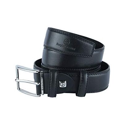 Sergio Tacchini Cinto para homem exterior couro PU interior, fivela sem níquel Sergio Tacchini Cinto para homem exterior couro PU interior, fivela sem níquel