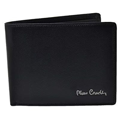 Pierre Cardin Carteira homem preto em couro com monedero e solapa Pierre Cardin Carteira homem preto em couro com monedero e solapa
